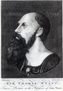 1775年にオグボーンによって彫刻されたサートーマスワイアットザヤンガー（c.1521-54）の肖像 作： Hans Holbein der Jüngere