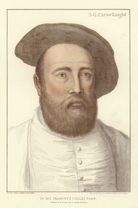 ジョージ・カリュー卿（アクアチント） 作： Hans Holbein der Jüngere