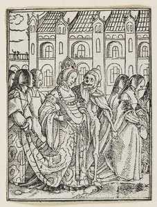 Dance of Death（Lyons）の皇后、1538、1523-1526 作： Hans Holbein der Jüngere