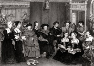 トーマス・モアの家族（1478-1535）、イングランド首相