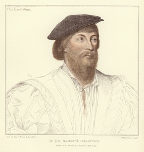 トーマス・ヴォー、ハローデンの二男爵ヴォー（アクアチント） 作： Hans Holbein der Jüngere
