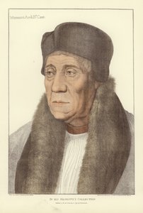 ウィリアム・ウォーハム、カンタベリー大司教（アクアチント） 作： Hans Holbein der Jüngere