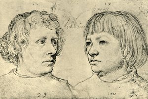 アンブロシウスとハンス、アーティストの息子、1511年、1943年。