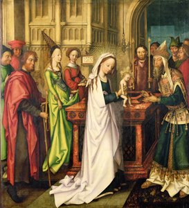 神殿でのキリストの描写、1500年（147226も参照） 作： Hans Holbein the Elder