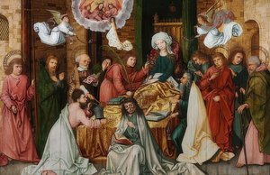 聖母マリアの死。 1492年