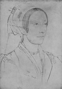 「A Lady: Unknown」、c1532-1543 1945 作： Hans Holbein der Jüngere