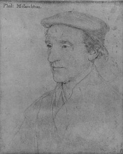 「男：不明」、c1532-1543 1945 作： Hans Holbein der Jüngere