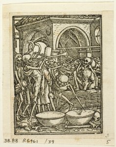 死の舞踏」（16世紀の書籍の木版画より）39版