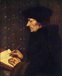 エラスムス、1523、1909 作： Hans Holbein der Jüngere