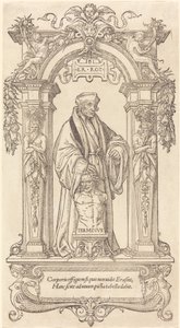 ロッテルダムのエラスムス、c。 1538年。 作： Hans Holbein der Jüngere