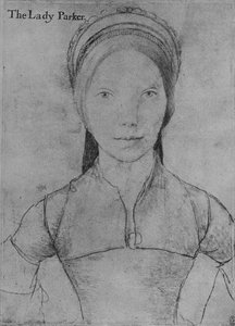 グレイス、レディパーカー、c1540-1543 1945 作： Hans Holbein der Jüngere