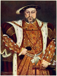 ヘンリー8世、c1517-1540。 作： Hans Holbein der Jüngere