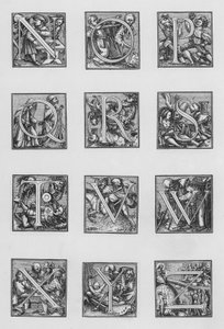 ホルバインのアルファベット 作： Hans Holbein der Jüngere