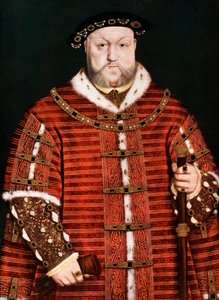 ヘンリー8世、1542-1550 作： Hans Holbein der Jüngere