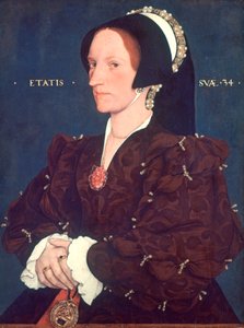 リー夫人、マーガレットワイアット、1540年 作： Hans Holbein der Jüngere