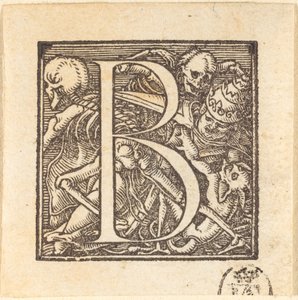 文字 B 作： Hans Holbein der Jüngere