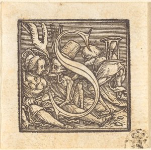 S の文字 作： Hans Holbein der Jüngere