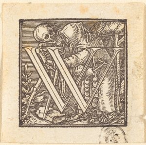 文字 W 作： Hans Holbein der Jüngere