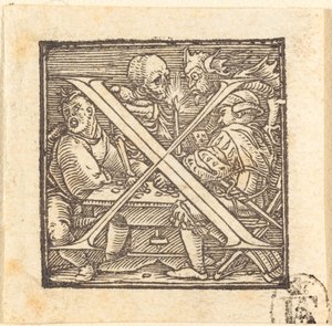 文字 X 作： Hans Holbein der Jüngere