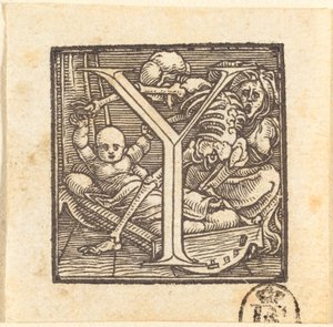 Y の文字 作： Hans Holbein der Jüngere