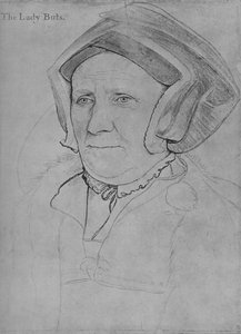 マーガレット、レディーバッツ、c1541-1543 1945 作： Hans Holbein der Jüngere