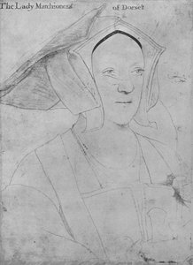 マーガレット、ドーセットのマルキオネス、c1532-1535 1945 作： Hans Holbein der Jüngere