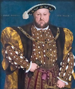 ヘンリー8世の肖像 作： Hans Holbein der Jüngere