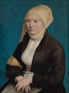 南ドイツの女性の肖像、c.1520-1525 作： Hans Holbein der Jüngere