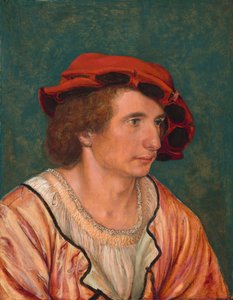 若い男の肖像、c。 15201530。 作： Hans Holbein der Jüngere