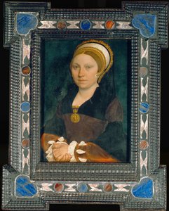イギリス婦人の肖像、1540年以降（オーク材に描かれた絵）