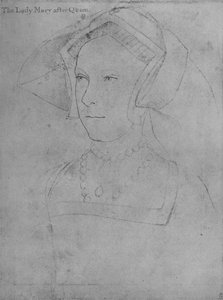 メアリー王女、c1536 1945 作： Hans Holbein der Jüngere