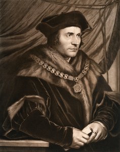 トーマスモア卿、1527年、1902年 作： Hans Holbein der Jüngere