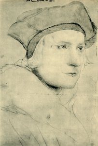 トーマス・モア卿、c1526-1527、1943 年。 作： Hans Holbein der Jüngere