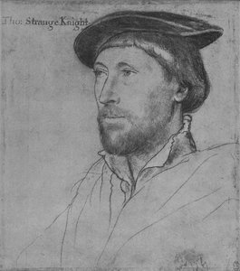 トーマス・ストレンジ卿、c1536 1945 作： Hans Holbein der Jüngere