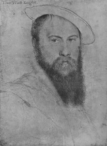 トーマスワイアット卿、c1535-1537 1945 作： Hans Holbein der Jüngere