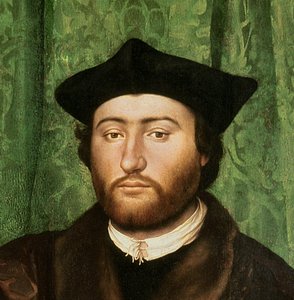 アンバサダー、12233のパネル詳細に1533オイル 作： Hans Holbein der Jüngere