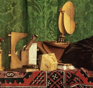 アンバサダー、12233のパネル詳細に1533オイル 作： Hans Holbein der Jüngere