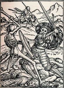騎士と死、1538、1917 作： Hans Holbein der Jüngere