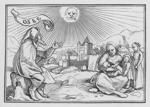 ホセアの予言、ホセア1世、1 作： Hans Holbein der Jüngere