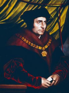 トーマス・モア、イギリスの政治家、学者、聖人、c1527 作： Hans Holbein der Jüngere