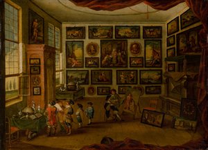 クンストカンマー、17世紀の前半.. 作： Hans III Jordaens