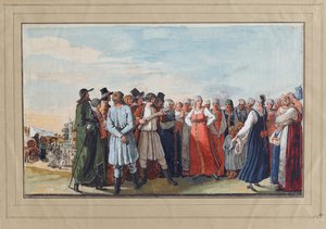 ロシアの踊り、オエリ、ハンス・ヤコブ 作： Hans Jakob Oeri