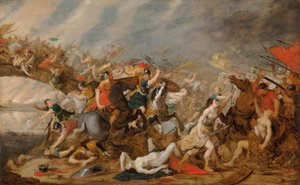 アマゾネスの戦い 作： Hans Jordaens III