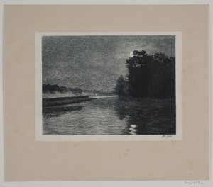 風景。 月光 作： Hans Julius Fæster