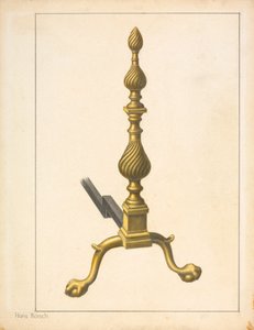 Andiron (ペアの 1 つ)