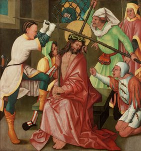 キリストの罵倒、1510〜30年頃（パネルに油彩） 作： Hans Leonard Schaufelein