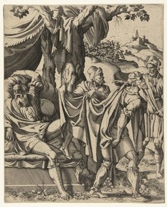 ノアの酩酊 作： Hans Liefrinck (I) (attributed to)