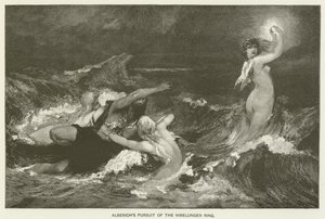 ニーベルンゲンリングのアルベリヒスの追求 作： Hans Makart