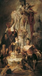 古代のいけにえのシーン 作： Hans Makart
