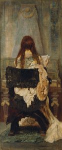 ダム・アム・スピネット 作： Hans Makart